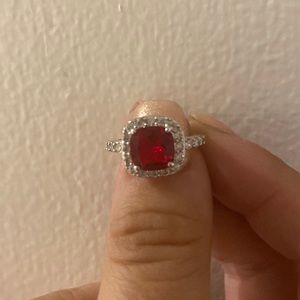 Ruby birthstone ring
